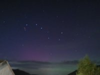 Aurora borealis and the plough from my house
